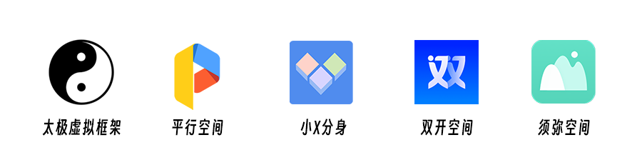 市面上常见的虚拟框架 市面上常见的虚拟框架